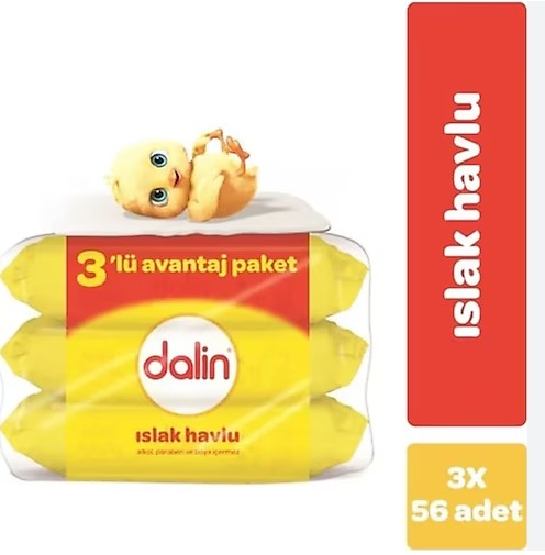 DALİN ISLAK MENDİL 3 LÜ AVANTAJ PAKET