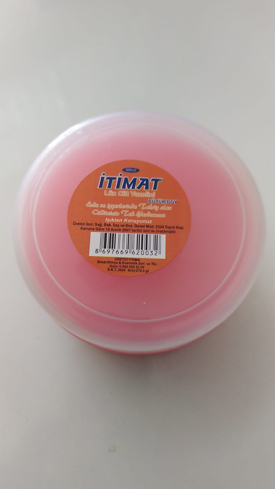 İTİMAT VAZELİN PEMBE 300 GR