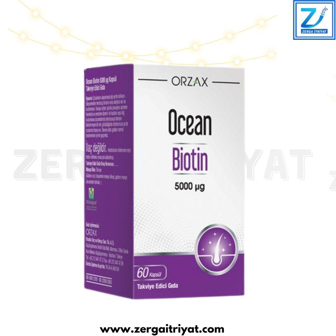 OCEAN BİOTİN 5000 MCG 60 KAPSÜL