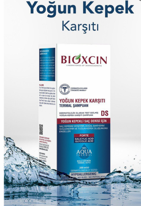 BİOXCİN AQUA THERMAL YOĞUN KEPEK KARŞITI ŞAMPUAN DS 200 ML