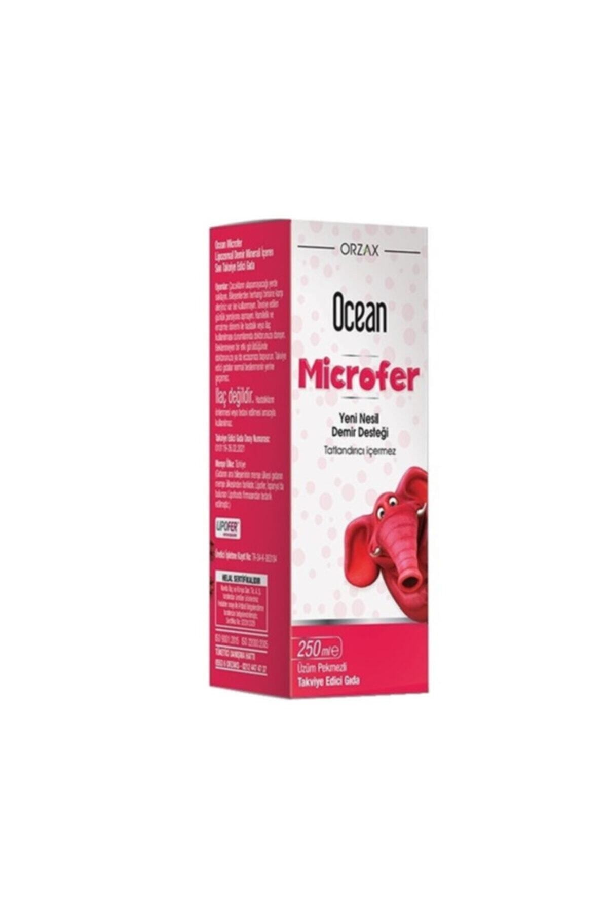 OCEAN MİCROFER ŞURUP ÜZÜM PEKMEZLİ TAKVİYE EDİCİ GIDA 250 ML