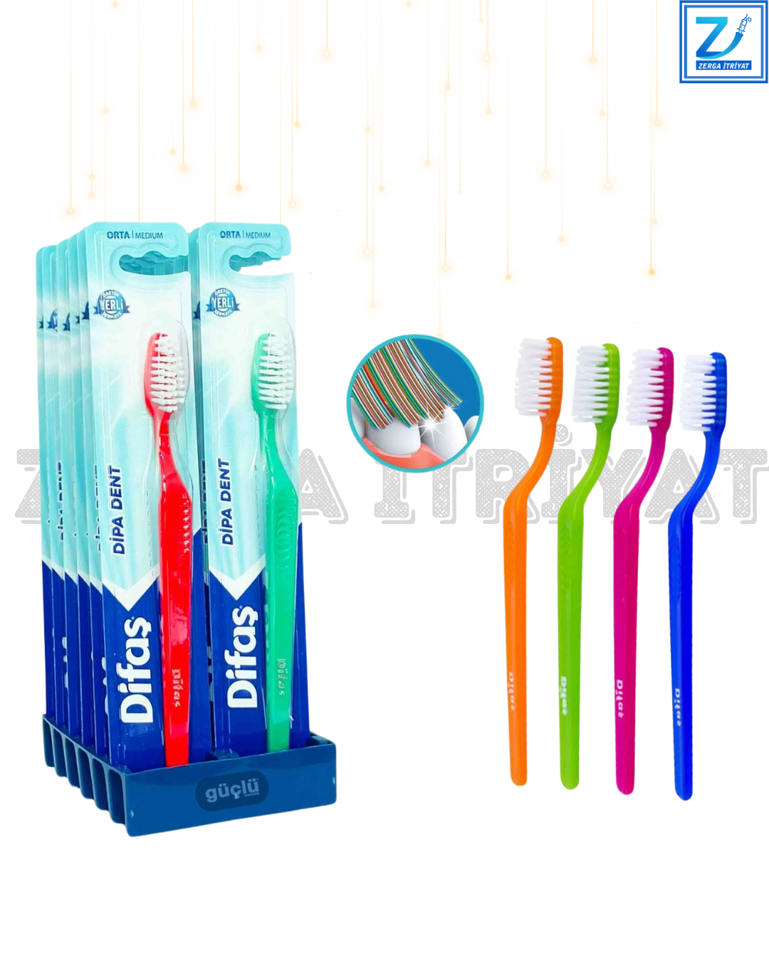 DİFAŞ DİPADENT ORTA MEDİUM DİŞ FIRÇASI