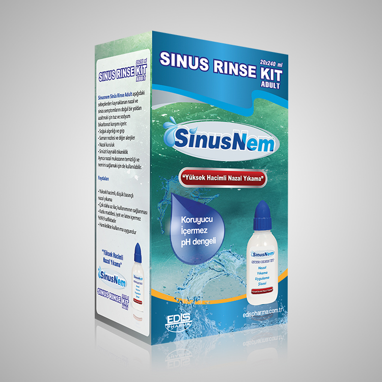 SİNUS RİNSE SİNUSNEM BURUN YIKAMA KİTİ YETİŞKİN
