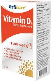 WELLCARE VİTAMİN D3 600 IU 5 ML