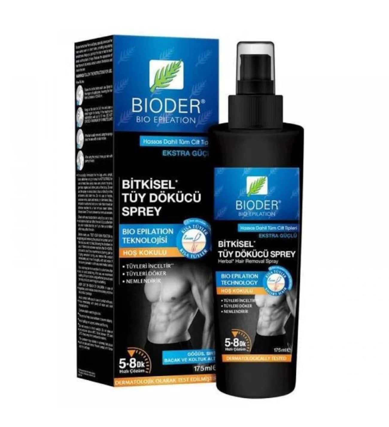 BİODER ERKLERLER İÇİN TÜY DÖKÜCÜ SPREY 175 ML