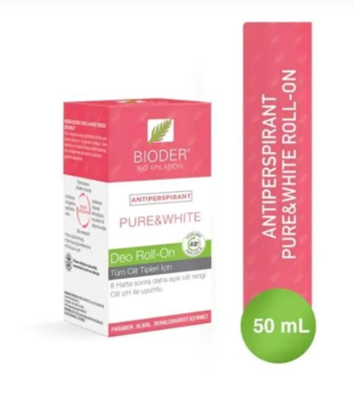 BİODER ROLL-ON DEODORANT 50 ML ( TÜM CİLT TİPLERİ İÇİN )