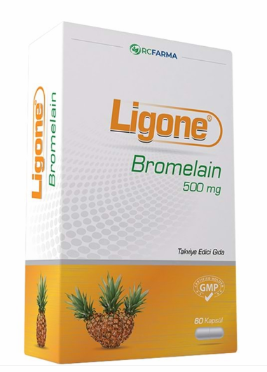 LİGONE BROMELAİN 500 MG 60 KAPSÜL