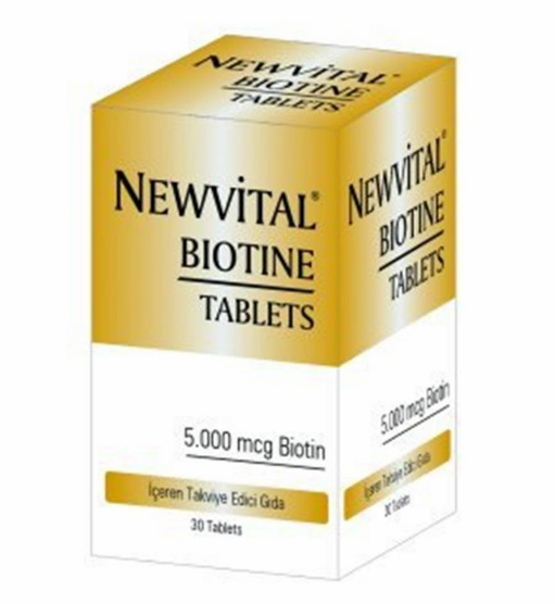 NEWVİTAL BİOTİN 5.000 MCG 60 TABLET