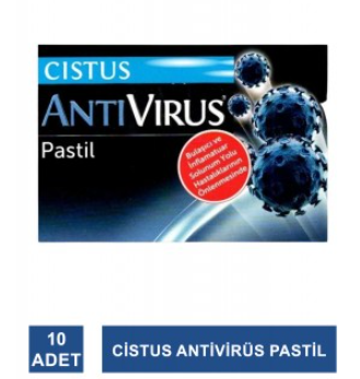 CİSTUS ANTİ VÜRÜS PASTİL 10 LU