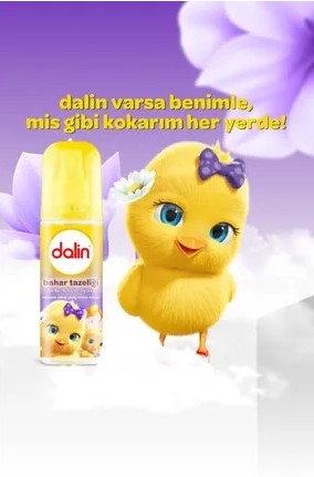 DALİN SPREYLİ BEBEK KOLONYASI BAHAR TAZELİĞİ 150 ML