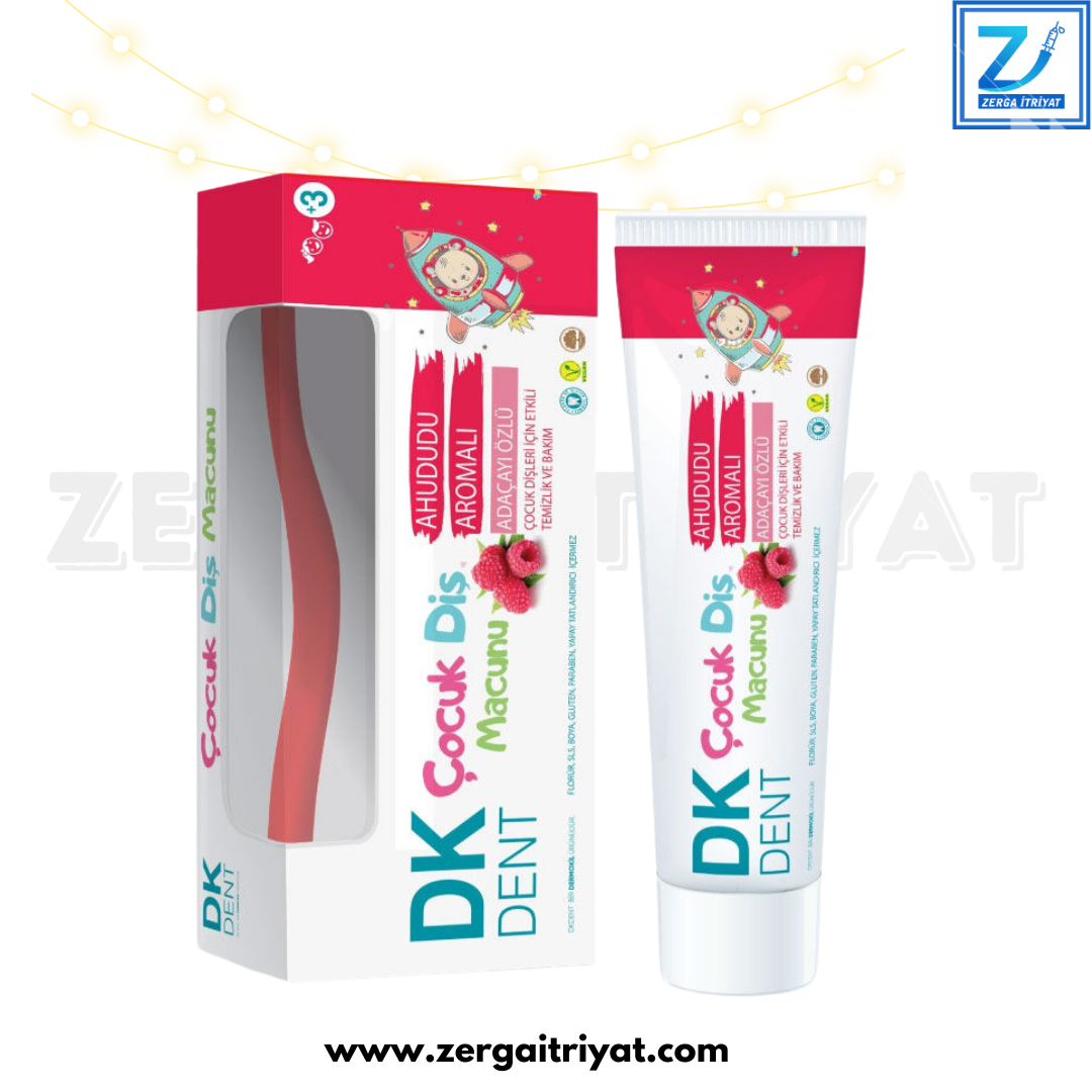 DK DENT 7 AHUDUDU ÇOCUK DİŞ MACUNU 50 ML - DİŞ FIRÇASI HEDİYELİ