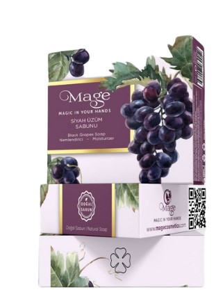 MAGE BİTKİSEL SİYAH ÜZÜMLÜ SABUN 100 GR