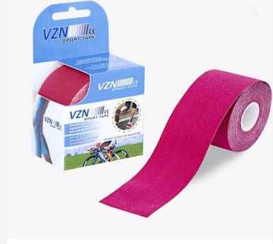 VZN KİNESİYOLOJİ BANDI 5 CM X 5 M AĞRI BANDI ( PEMBE )