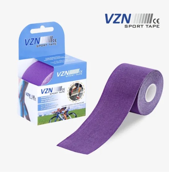 VZN KİNESİYOLOJİ BANDI 5 CM X 5 M AĞRI BANDI ( MOR )