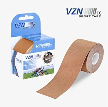 VZN KİNESİYOLOJİ BANDI 5 CM X 5 M AĞRI BANDI ( TEN )