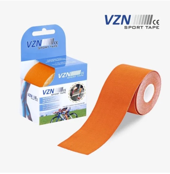 VZN KİNESİYOLOJİ BANDI 5 CM X 5 M AĞRI BANDI ( TURUNCU )