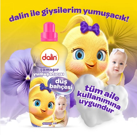 DALİN ÇAMAŞIR YUMUŞATICISI DÜŞ BAHÇESİ 1500 ML