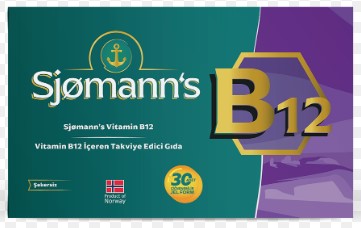 SJOMANN'S B12 ÇİGNENEBİLİR 30 JEL TABLET