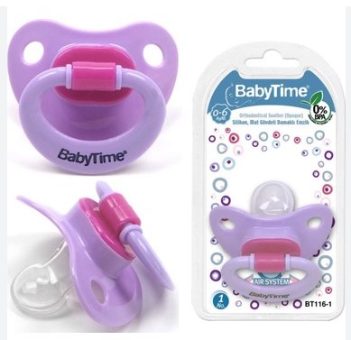 BABY TİME SİLİKON DAMAKLI MAT GÖVDELİ EMZİK N:2 BT117