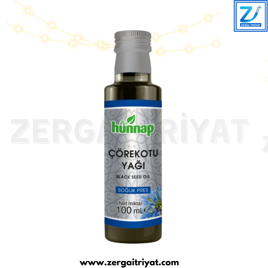 HÜNNAP ÇÖREK OTU YAĞI SOGUK PRES 100 ML CAM ŞİŞE