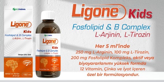 LİGONE KİDS FOSFOLİPİD VE B COMPLEX ŞURUP 150 ML BOY UZAMAYA YARDIMCI