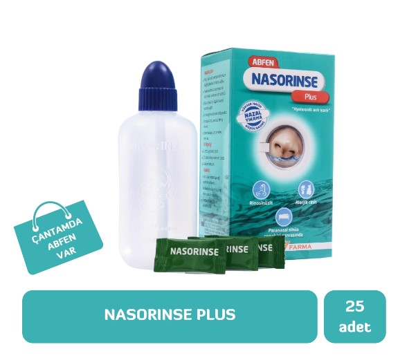 ABFEN NASORİNSE PLUS NAZAL YIKAMA SETİ SİNÜS YETİŞKİN
