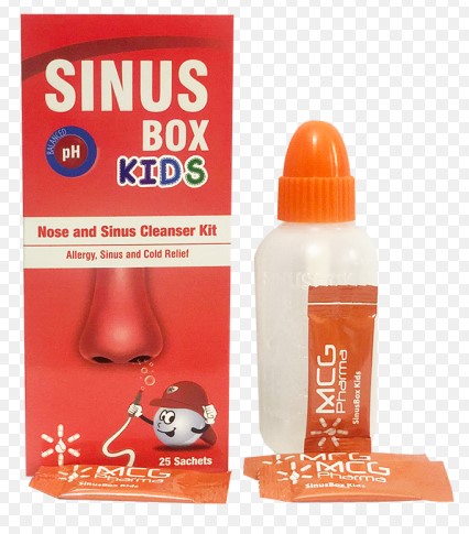 SİNÜS BOX RİNSE BURUN VE SİNÜS TEMİZLEME KİTİ ÇOCUK