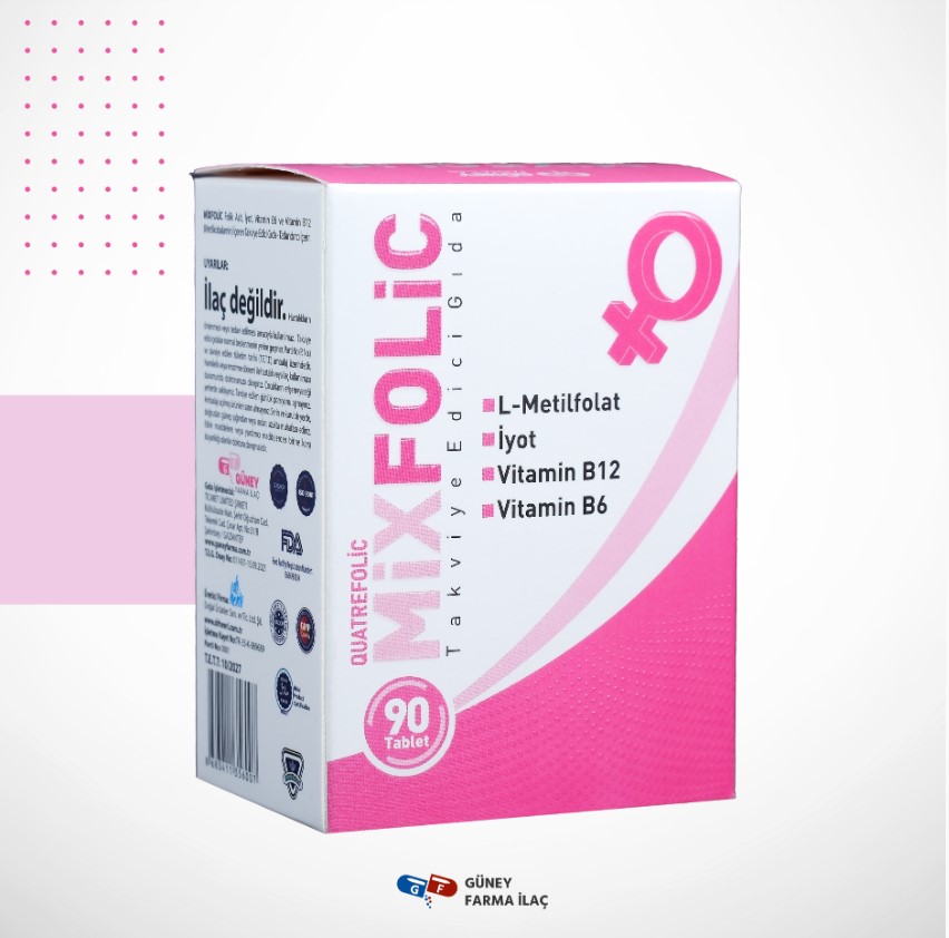 MİXFOLİC TAKVİYE EDİCİ GIDA 90 TABLET