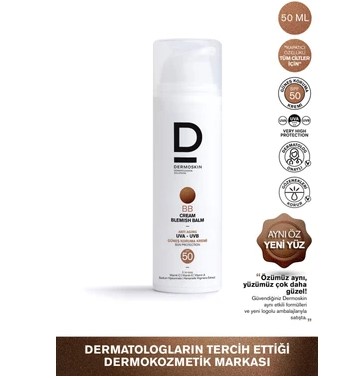 DERMOSKİN BB KREM 50 SPF+ 50 ML