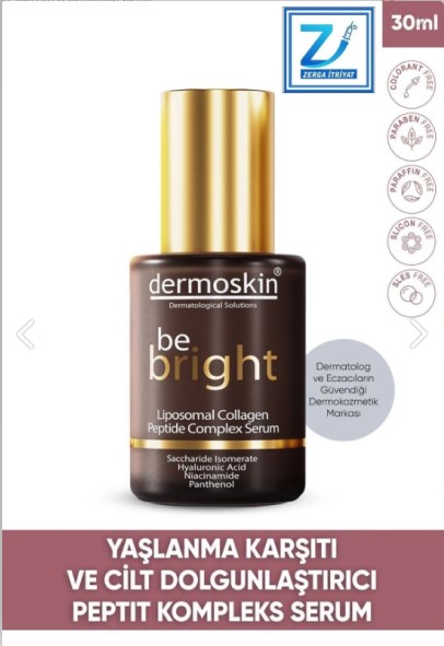 DERMOSKİN BE BRİGHT LİPOSOMAL COLLAGEN PEPTİT COMPLEX SERUM 30 ML