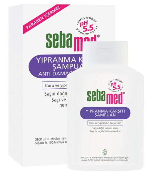 SEBAMED YIPRANMA KARŞITI ŞAMPUAN 400 ML ( KURU VE YIPRANMIŞ SAÇLAR İÇİN )