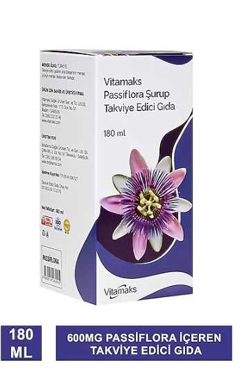 VİTAMAKS PASSİFLORA ŞURUP 180 ML