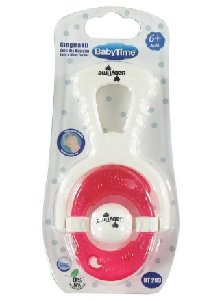 BABY TİME ÇINGIRAKLI SULU DİŞ KAŞIYICI KOD:BT203