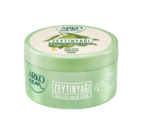 ARKO NEM DEĞERLİ YAĞLAR ZEYTİNYAĞLI 250 ML( NEMLENDİRİCİ EL VE VÜCUT KREMİ )