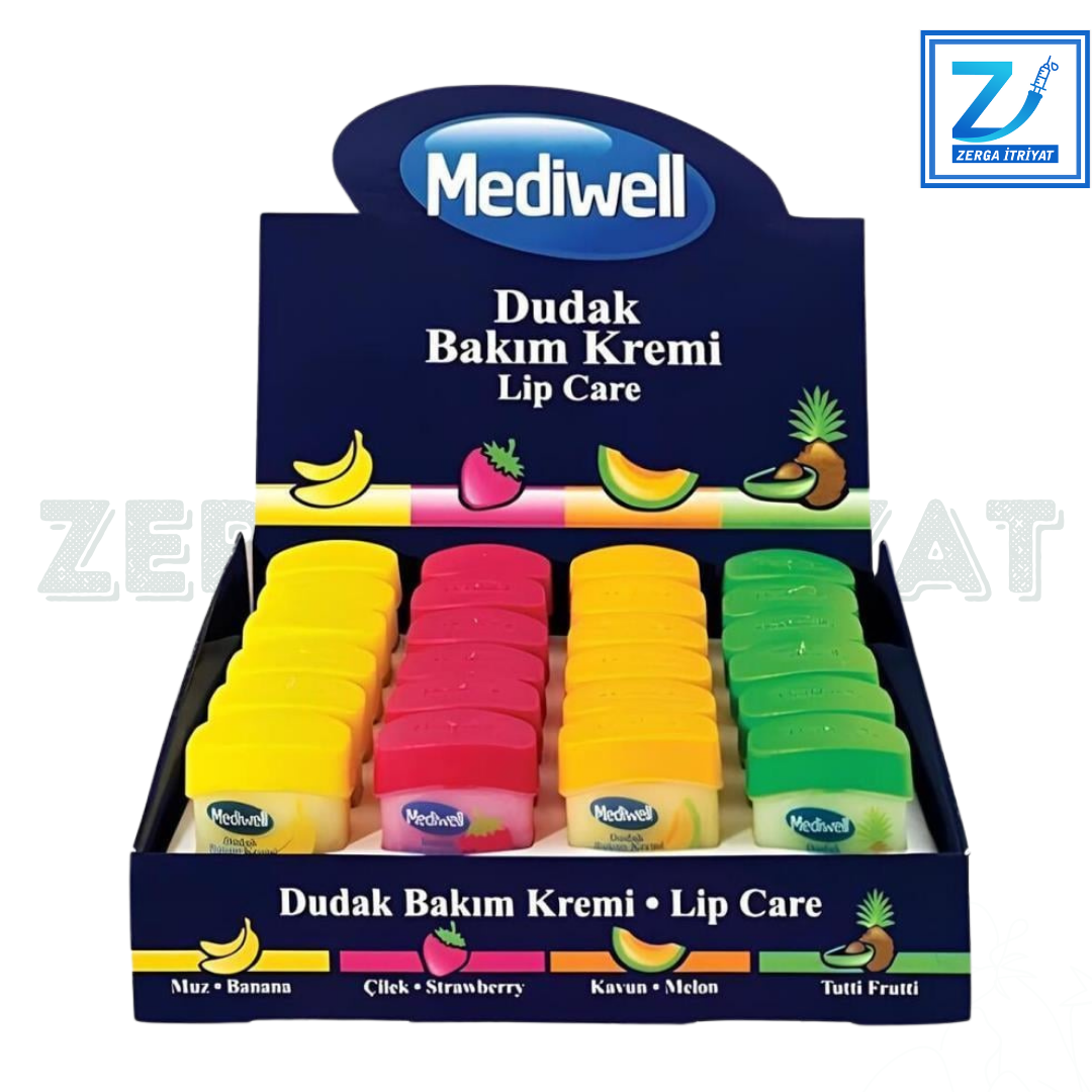 ŞANLI MEDİWELL DUDAK BAKIM KREMİ 24 LÜ KARMA STAND
