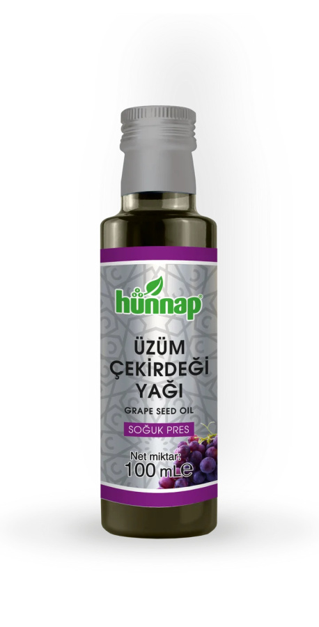 HÜNNAP ÜZÜM ÇEKİRDEĞİ YAĞI 100 ML CAM ŞİŞE
