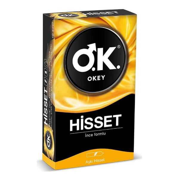 OKEY PREZERVATİF İNCE FORMLU 10 LU ( HİSSET )