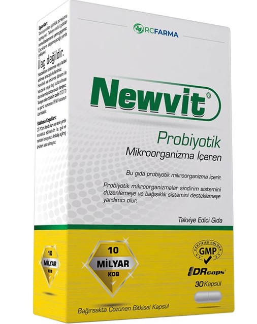 NEWVİT PROBİYOTİK 30 KAPSÜL