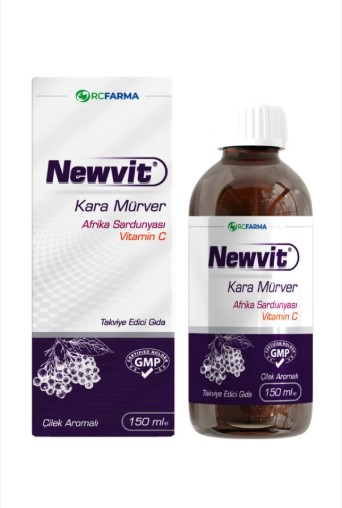 NEWVİT KARA MÜRVER & AFRİKA SARDUNYASI İÇEREN TAKVİYE EDİCİ GIDA 150 ML