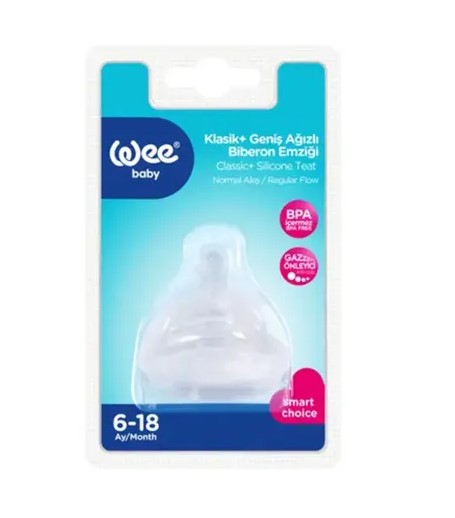 WEE BABY BİBERON EMZİĞİ GENİŞ AĞIZLI NO : 2 ( 853 )