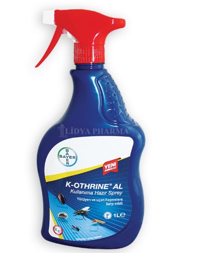BAYER K-OTHRİNE SPREY AL BÖCEK İLACI 1 LT ( KULLANIMA HAZIR )