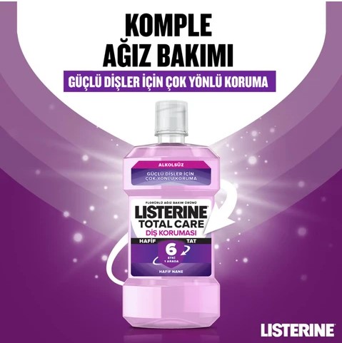 LİSTERİNE TOTAL CARE DİŞ KORUMASI 250 ML