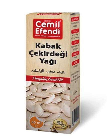 CEMİL EFENDİ KABAK ÇEKİRDEĞİ YAĞI 50 ML (UÇUCU VE SOĞUK PRES)