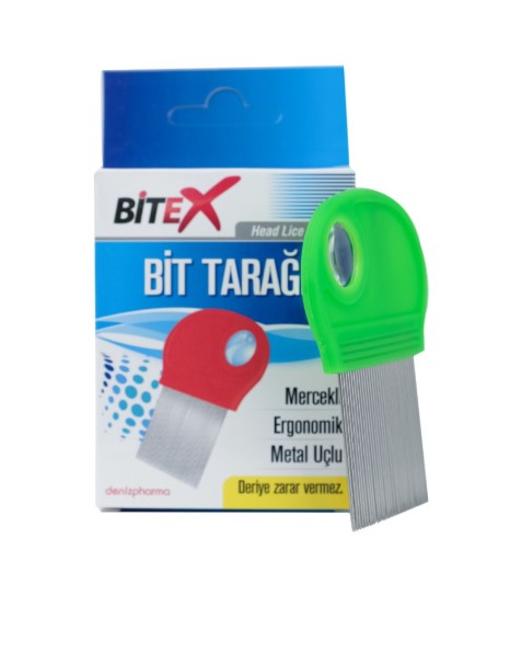 BİTEX METAL BİT TARAĞI MERCEKLİ KUTULU