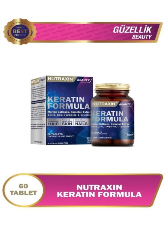 NUTRAXİN KERATİN FORMULA 60 TABLET