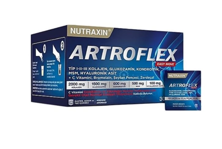 NUTRAXİN ARTROFLEX EASY MOVE 30 SAŞE TİP 1-2-3 COLLAGEN