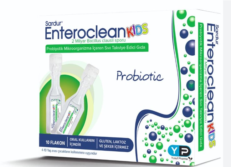 SARDUR ENTEROCLEAN KİDS PROBİOTİC 10 FLAKON (ENTEROGERMİNA)