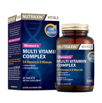 NUTRAXİN WOMEN'S MULTİ VİTAMİN COMPLEX 60 TABLET