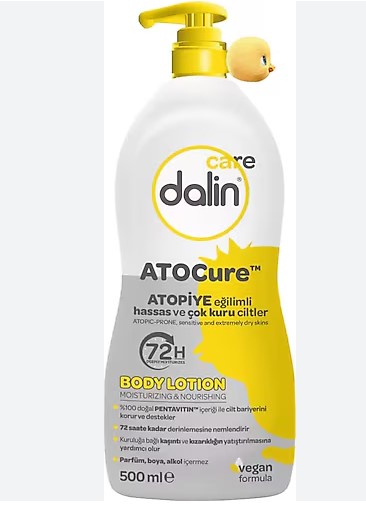 DALİN BEBEK VÜCUT LOSYONU ATOCURE 500 ML