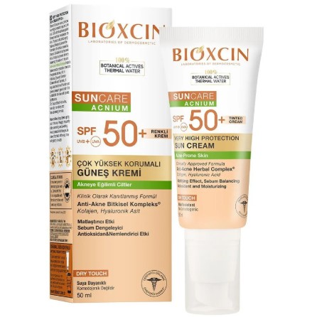 BİOXCİN SUNCARE GÜNEŞ KREMİ TİNT SPF 50+ 50 ML